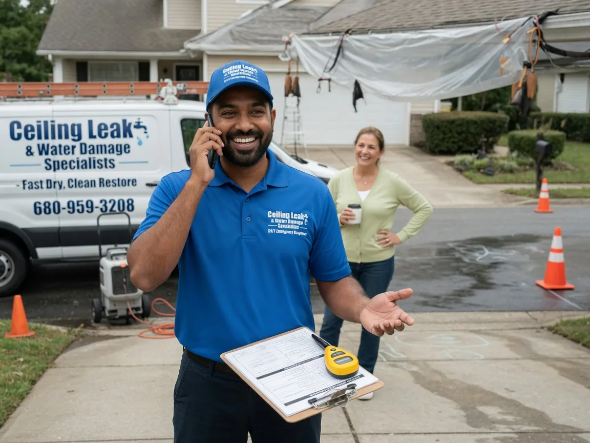 Ceiling Leak Cleanup Victor, MT FAQs